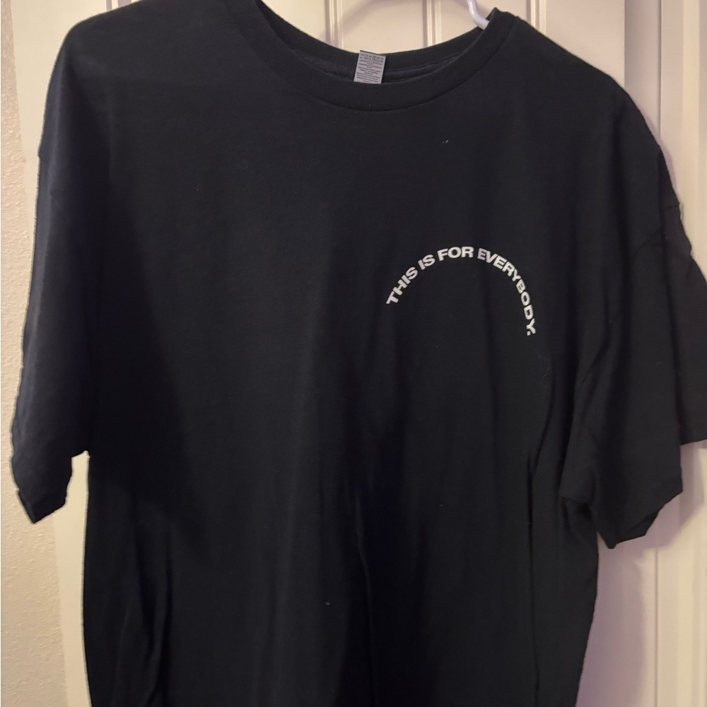 Jesus Loves You Black Graphic T-Shirt